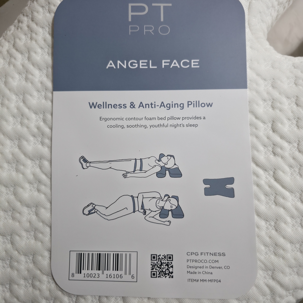 Angel Face Wellness & Anti-Aging Pillow - White